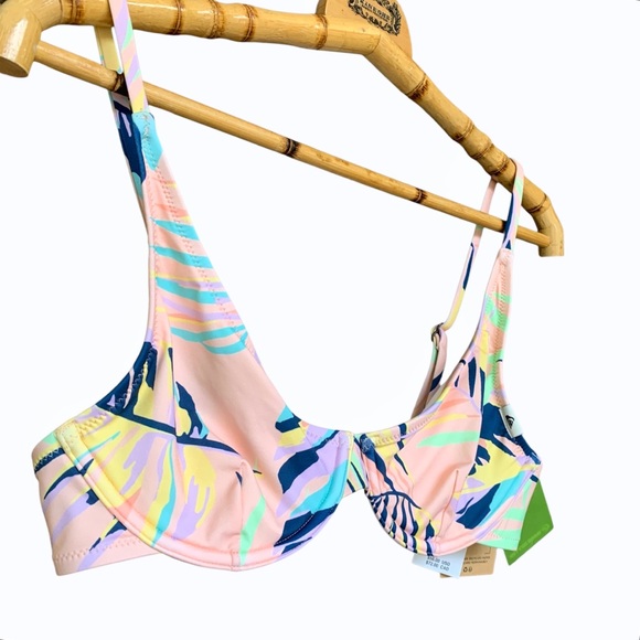 Quiksilver Blooming Island Floral Underwire Bikini Top - Picture 1 of 6
